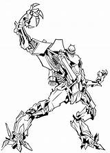 Coloring Pages Evil Getcolorings Megatron sketch template
