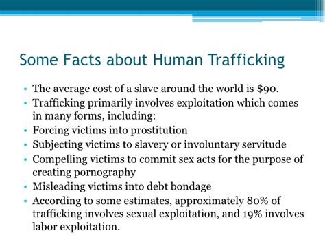 Human Trafficking Ppt