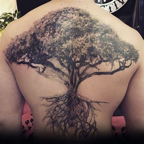 40 Tree Back Tattoo Designs For Men [2024 Inspiration Guide] Tree