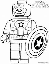 Avengers Marvel Coloring Pages Lego Getcolorings Colo sketch template