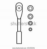Torque Wrench sketch template