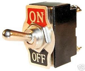 heavy duty onoff toggle switch   flick  volt  volt light car ebay