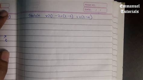 sketch r t 2r t 2 r t 4 solved example sketch signal from equation