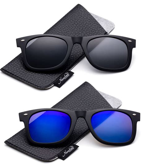 Newbee Fashion Polarized Clip On Flip Up Metal Clip Sunglasses Multi