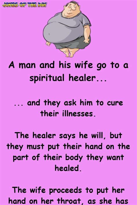 A Man And His Wife Go To A Spiritual Healer And They Ask Him To In