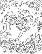 Coloring Mermaid Pages Mermaids Printable Kids H2o Adventures Pdf Ayelet Keshet Treasure Popular Ayeletkeshet sketch template