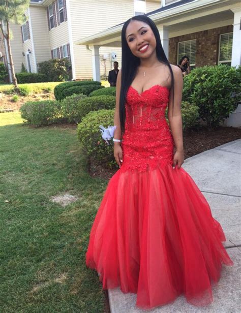 sexy african sweetheart red long prom dresses mermaid 2016 floor length