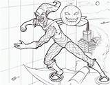 Goblin Coloring Green Pages Spiderman Printable Popular Deviantart Library Clipart sketch template