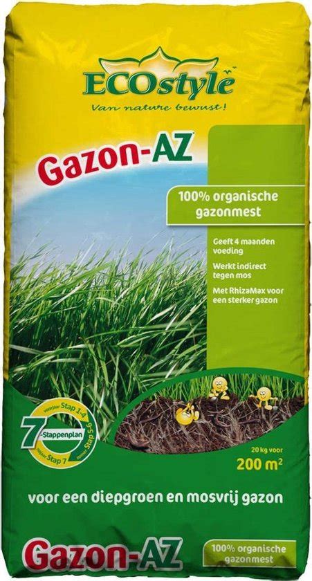 bolcom ecostyle gazon az  kg gazonmeststof voor