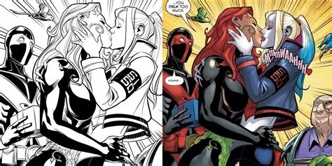 Harley Quinn Artist Reveals Dc Edited First Canon Kiss With Poison Ivy