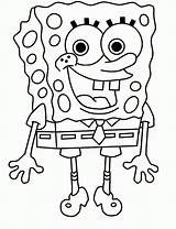Coloring Spongebob Squarepants Under Pages Kids sketch template