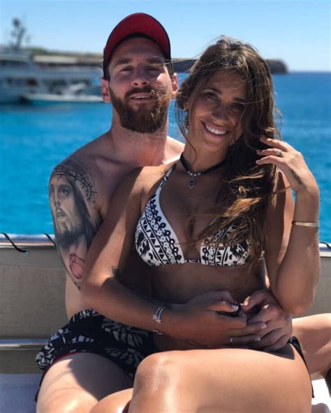 Check Out These Photos Of Lionel Messi And His Wife Antonella Enjoying