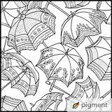 Coloring Pages Adults Umbrella Umbrellas Adult Sheets Choose Board sketch template