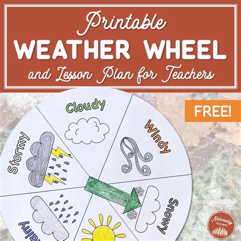 weather wheel   naturally teaching kids tpt