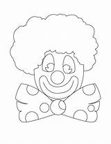 Clown Coloring Pages Face Printable Kids Drawing Cartoon Sheets Print Getdrawings Bestcoloringpagesforkids sketch template