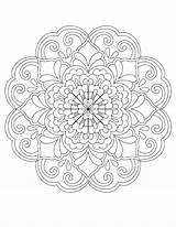 Coloring Mandala Colorit Pages Mandalas Adult Flower Color Freebie Sure Premium Print Make Drawing sketch template