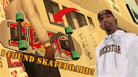 I Finally Found Usable Skateboard In Gta San Andreas
