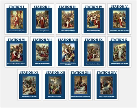 printable stations   cross posters catechism angel