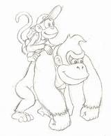 Kong Donkey Diddy Coloring Pages Print Drawing King Dk Country Printable Sketch Returns Info Color Pencil Popular Kids Library Getdrawings sketch template