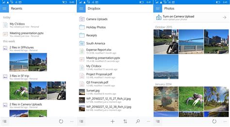 uwp app dropbox  windows  updated  lots   features