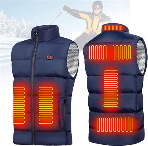 heating vest men warming heated vest zone  fever graphene heating  speed temperature control