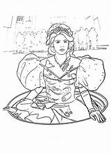 Enchanted Coloring Pages Giselle Printable Popular Getcolorings sketch template