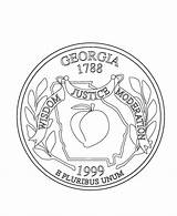Georgia State Coloring Quarter Pages Usa Drawing Printable Printables Ga Quarters States History Flag Showing School Gif Go Getdrawings Projects sketch template