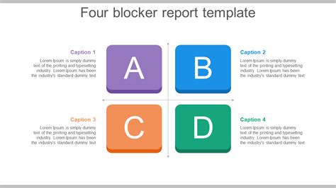 awesome  blocker report template  design