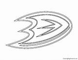 Anaheim Ducks Logo Printable 1100 sketch template