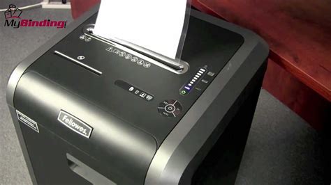 fellowes powershred ci cross cut shredder demo youtube