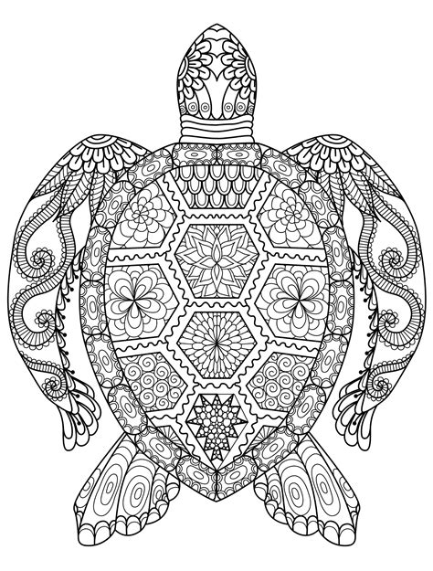 coloring games  adults turtle coloring pages mandala coloring
