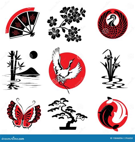 japanese design royalty  stock image image
