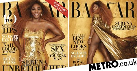 Serena Williams Is An Absolute Goddess In Gold In Nude