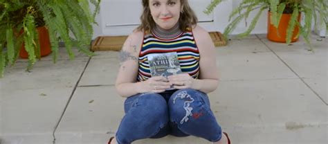 watch lena dunham answers rapid fire questions on sex scenes internet