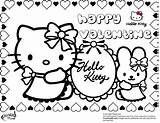 Kitty Hello Coloring Pages Valentine Valentines Color Preschool Printable Kids Characters Cute Happy Getcolorings Flower Sanrio Daniel Print Popular Comments sketch template