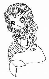 Mermaid Digital Boyama Deniz Kızı Coloring Pages Denizkızı Stamps Printable Stamp Sayfası Zuri Mermaids Little Sayfaları Resmi Artsy Craftsy Freebies sketch template