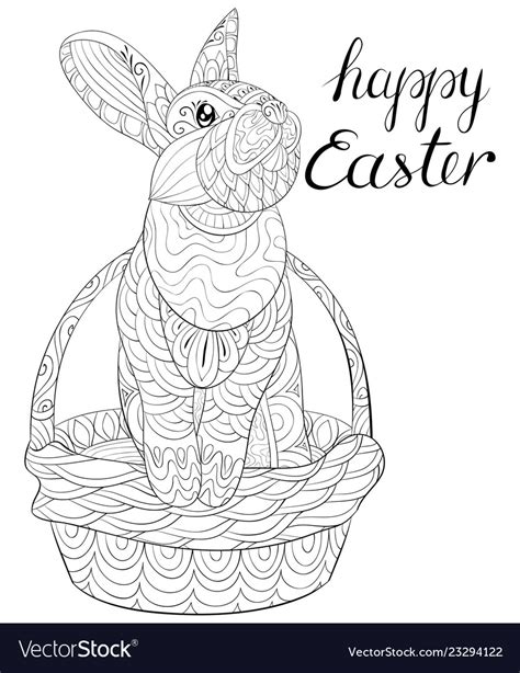 easter bunny coloring pages  adults find  coloring pages