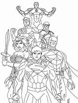 Pintar Colorare Justicia Supereroi Ausmalbilder Superheroes Justiça Superhelden Avengers Superman Heróis Meninos Stampe sketch template