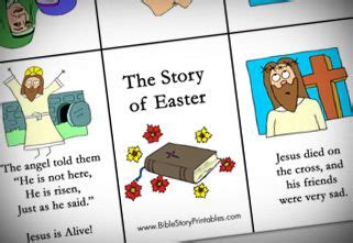 easter story printable  minibook  children easter story