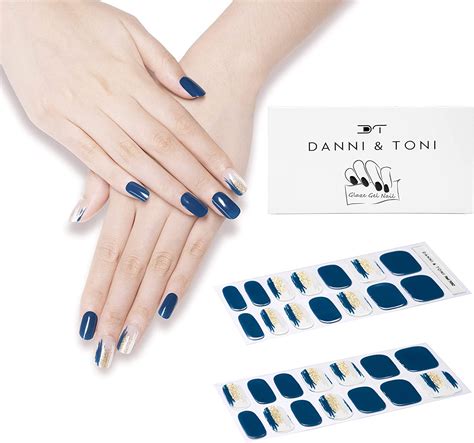 Danni And Toni Semi Cured Gel Nail Polish Strips Gel Nail Stickers
