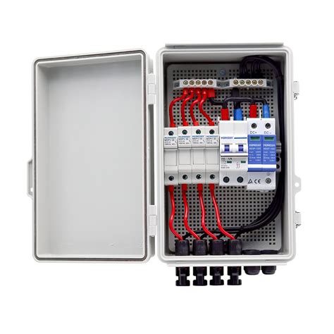 wholesale wholesale solar panel combiner box ip      strings array   dc