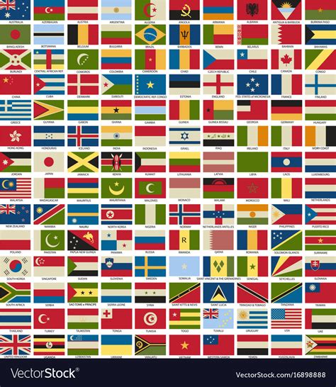 national flags symbol royalty  vector image