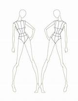 Croqui Fashion Templates Croquis Template Base Body Sketch Illustrations Drawings sketch template