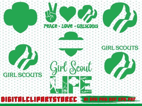 girl scouts logo girl scouts svg girl scout life svg peace etsy australia