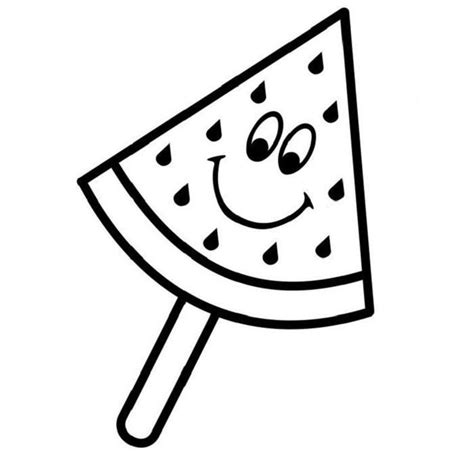 cute watermelon  coloring pages