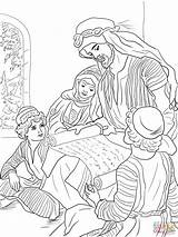 Hosea Prophet Profeta Oseas Biblia Leyendo Profetas Supercoloring Bibel Prophets sketch template