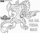 Invizimals Yena Haha Shadow Zone Max sketch template