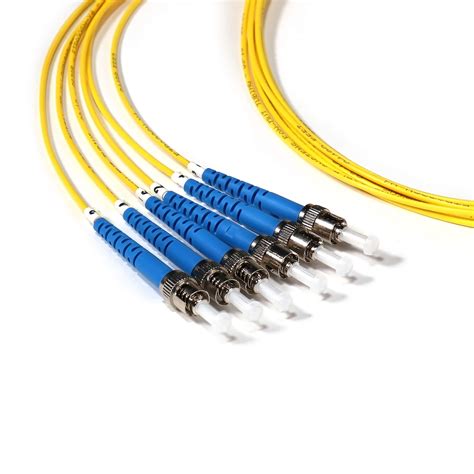 preterminated fiber optic cable indooroutdoor  singlemode st connectors rlh industries
