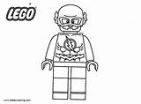 Lego Flash Coloring Pages Superhero Printable Kids Adults Template sketch template
