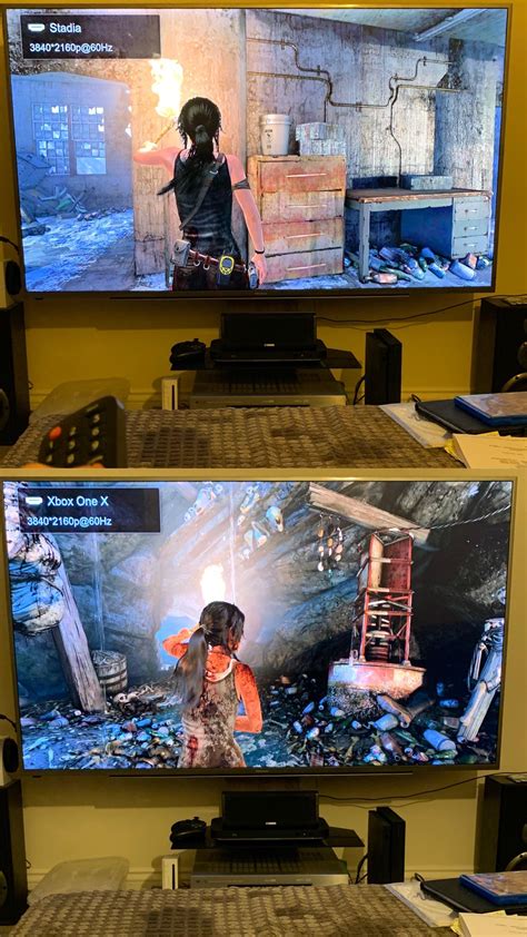 Tomb Raider Xbox One X 4k 30fps Vs Stadia 60fps Image The